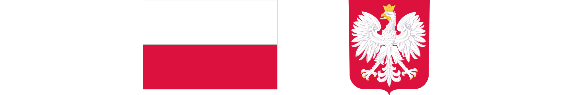 Flaga i godło Rezczpospolitej Polskiej