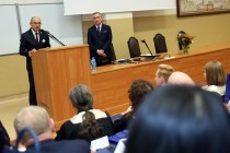 Otwarcie Polsko-Chińskiego Centrum Badań nad Turystyką na Wydziale Nauk o Ziemi (20.04.2017) [fot. Andrzej Romański]