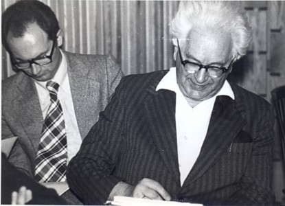Od lewej: Tadeusz Józefiak, Leon Jeśmanowicz 