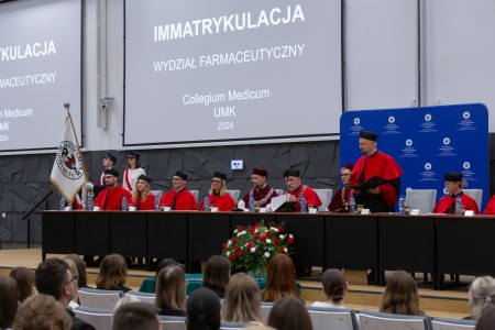 Immatrykulacja studentów I roku 2024/2025. Kliknij, aby powiększyć zdjęcie.