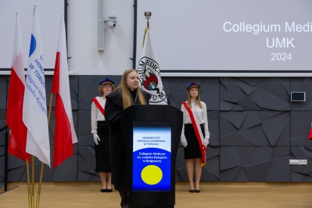 Immatrykulacja studentów I roku 2024/2025. Kliknij, aby powiększyć zdjęcie.