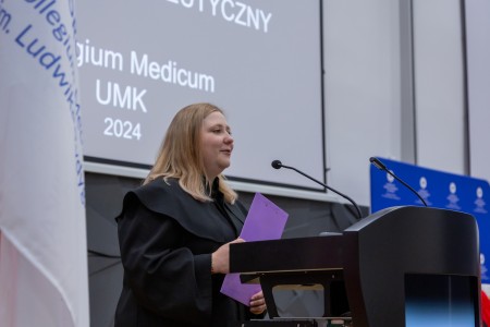 Immatrykulacja studentów I roku 2024/2025. Kliknij, aby powiększyć zdjęcie.