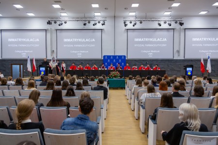 Immatrykulacja studentów I roku 2024/2025. Kliknij, aby powiększyć zdjęcie.