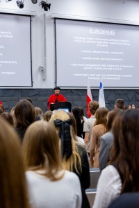 Immatrykulacja studentów I roku 2024/2025. Kliknij, aby powiększyć zdjęcie.