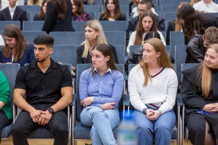 Immatrykulacja studentów I roku 2024/2025. Kliknij, aby powiększyć zdjęcie.