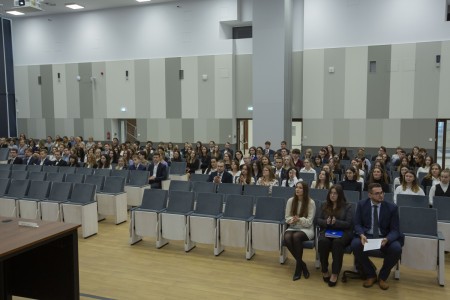 Immatrykulacja studentów Wydziału Lekarskiego . Kliknij, aby powiększyć zdjęcie.