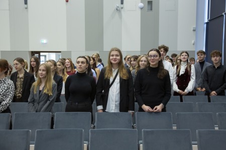 Immatrykulacja studentów Wydziału Lekarskiego . Kliknij, aby powiększyć zdjęcie.