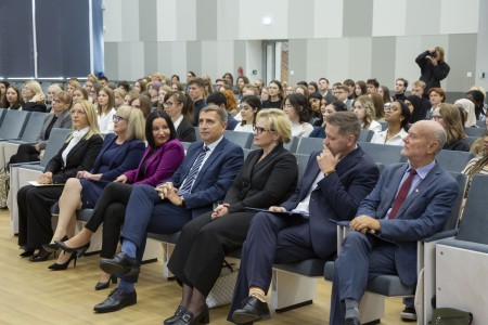 Immatrykulacja studentów Wydziału Lekarskiego . Kliknij, aby powiększyć zdjęcie.