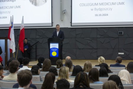 Immatrykulacja studentów Wydziału Lekarskiego . Kliknij, aby powiększyć zdjęcie.