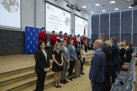 Immatrykulacja studentów Wydziału Lekarskiego . Kliknij, aby powiększyć zdjęcie.