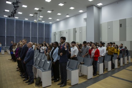 Immatrykulacja studentów Wydziału Lekarskiego . Kliknij, aby powiększyć zdjęcie.