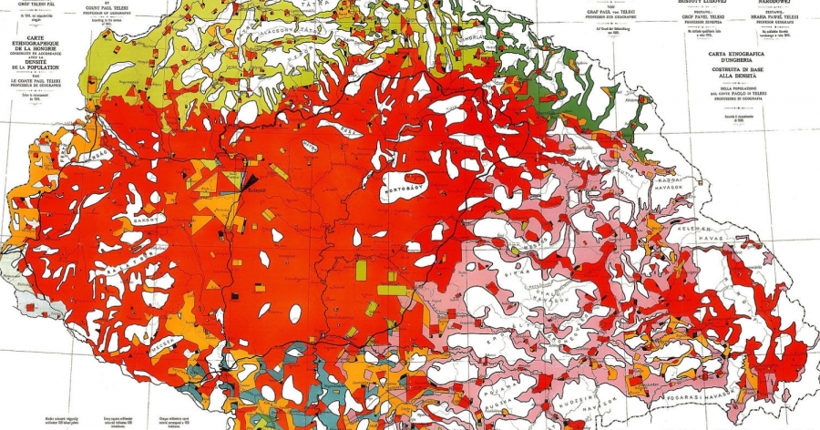 mapa Węgier