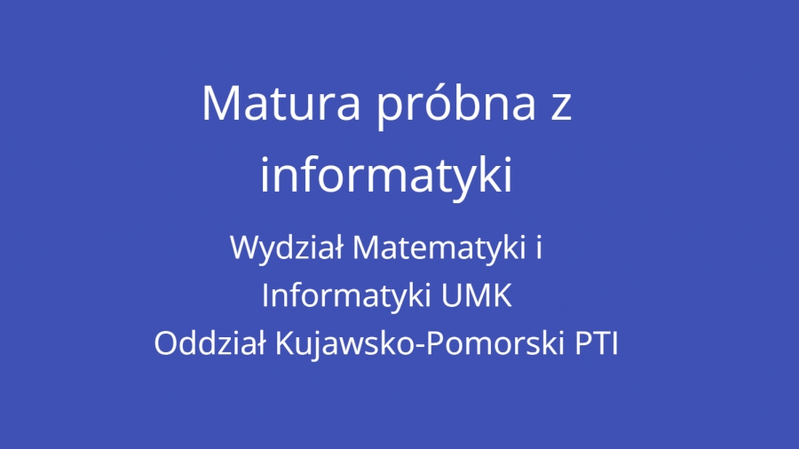 Baner z informacjami