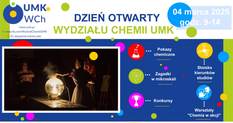 Dzień otwarty Wydziału Chemii UMK.